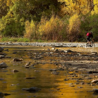 Biking on the Arrow River